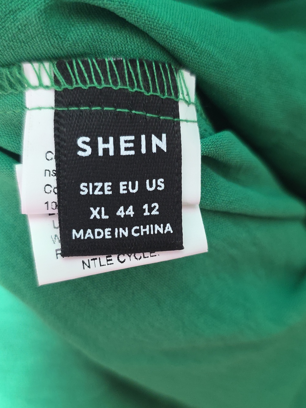 SHEIN Green Button Front Midi Dress | Tie Waist | Chic & Flattering NIB - Picture 9 of 10